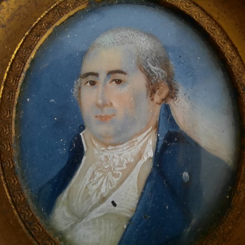 Portrait miniature peinture - portrait,