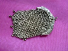 RETICULE AUMONIERE EN ARGENT