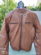 BLOUSON HOMME CUIR MARRON TAILLE XXL TRES BON ETAT