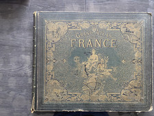 1878 GRAND ATLAS DEPARTEMENTAL DE LA FRANCE DE L'ALGERIE ET DES COLONIES 2 TOMES