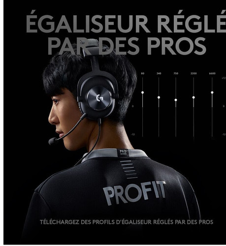 Casque gamer logitech pro x - pro,