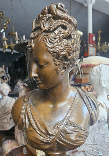 Buste diane bronze jean - buste, cm