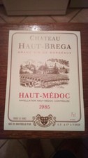 étiquette de vin château