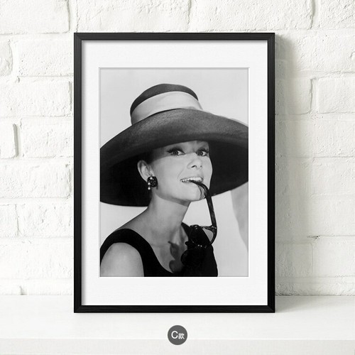 Toile tableaux audrey hepburn - ,
