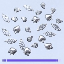 Breloques Charms Petits Pendentifs aux choix Acier Inoxydable 316