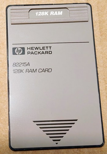 Carte mémoire hp82215a 128k - carte,