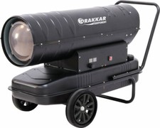 Chauffage Mobile Fioul 100kW - Pompe HP, Allumage Piezo, Thermostat, Réservoir 6