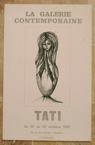 Affiche exposition tati - exposition,