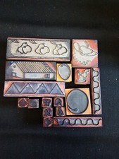 Lot 2 de 16 anciens tampons