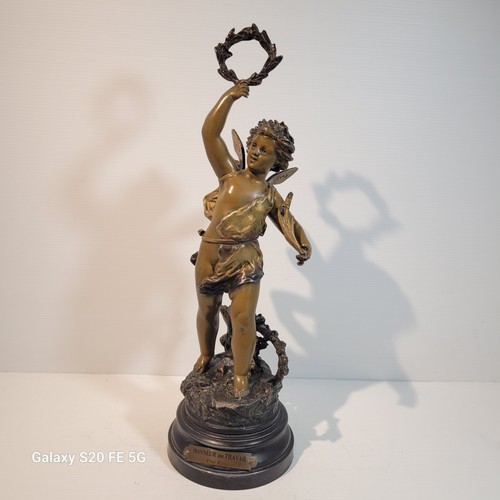 Sculpture ancienne angelot - ancienne,