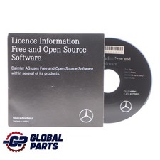 Mercedes W205 CD Informations Licence Disque Libre Open Source A2058273901