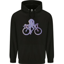 Un Sweat À Capuche Drôle De Cycliste Octopus Pour Enfants