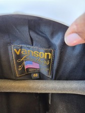 vanson leather jacket 40