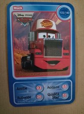 carte auchan disney n°122 cars mack