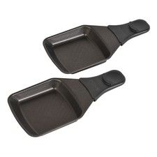 coupelle TEFAL lot de 2 poelons à raclette carrées