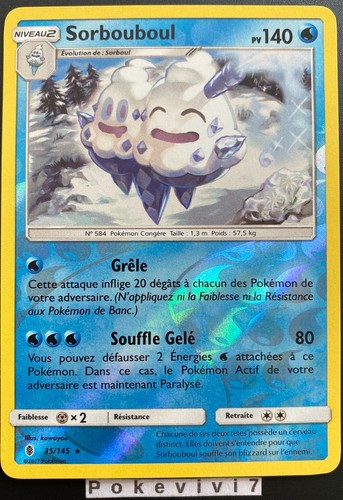 Carte pokemon sorbouboul - carte,