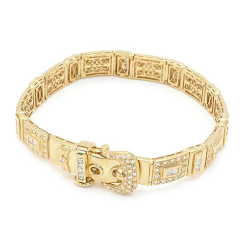 Bracelet motif pavé diamant - motif,