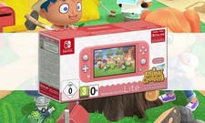 Switch lite Coral pink Animal