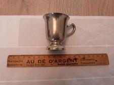 Coquetier Timbale en étain brillant "Les étains du manoir"