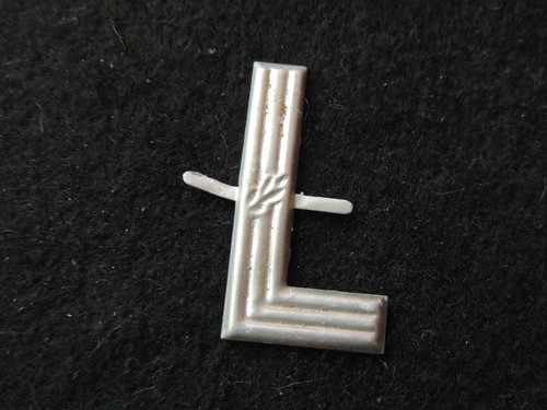 Ancienne lettre aluminium - lettre, l