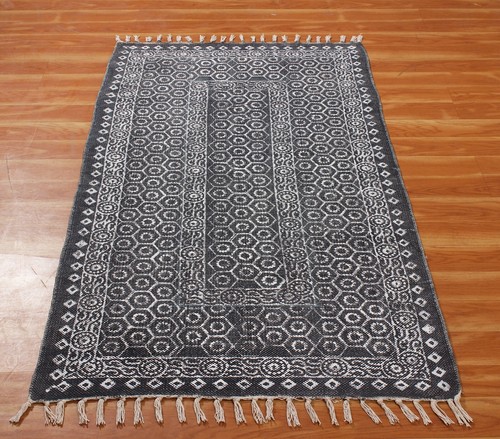 Handmade coton dhurries - handmade,