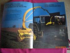 BROCHURE PUBLICITAIRE   ENSILEUSE   TRACTEE   NEW HOLLAND MODELE  708