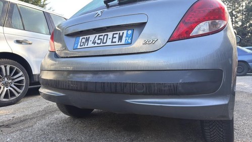Pare choc arriere - peugeot, 207