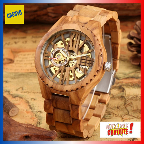 Montre homme bois - homme,