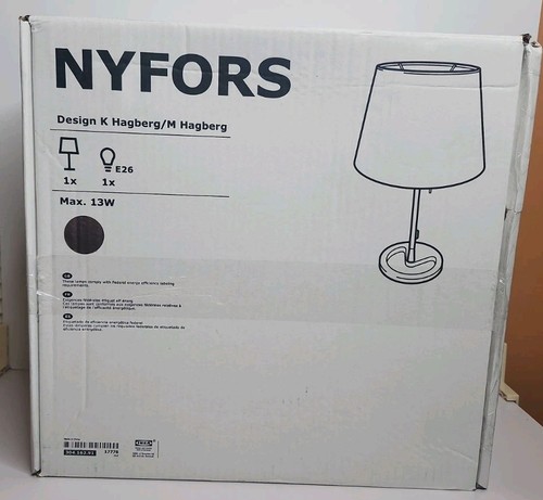 Ikea nyfors work lamp - lamp, nickel