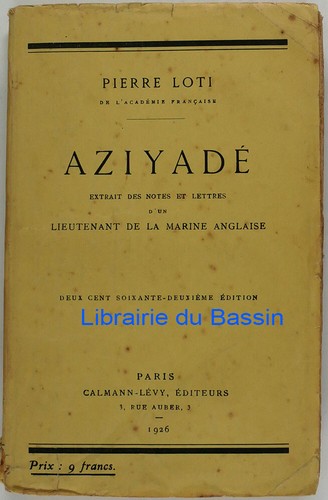 Aziyadé pierre loti 1926 - aziyadé,