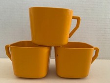 LOT 3 TASSES SITAP FRANCE - VINTAGE ORANGE