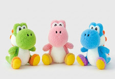 Lot de 3 peluches Yoshi taille