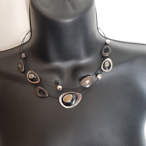 Collier 50cm sur câbles - 50cm,