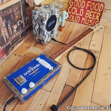 Cigar box guitare électrique 3 cordes Don Tomas
