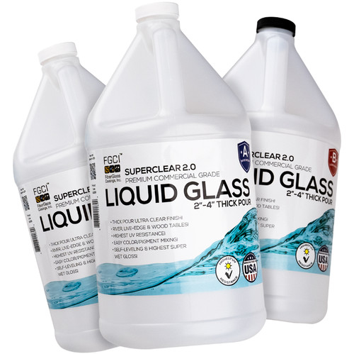 Superclear liquid glass deep - liquid,