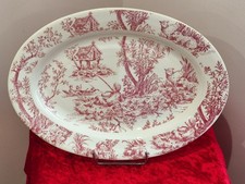 GRAND PLAT EN FAIENCE DE GIEN