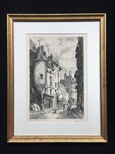 GRAVURE signée CH. NOLLET Vue