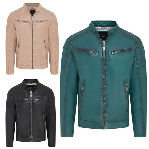 Veste moto vintage cuir - vintage,