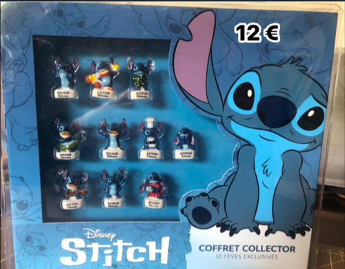Coffret fèves stitch 2026 - fèves,