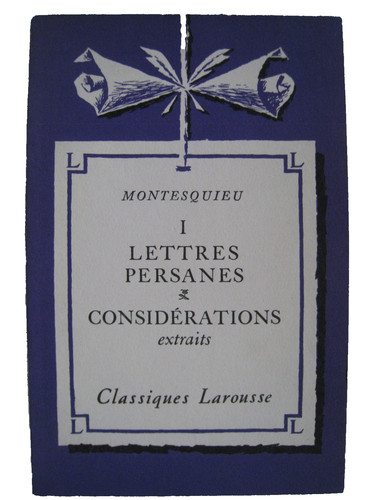 Montesquieu lettres persanes - montesquieu,