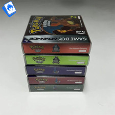 Cartouches GBA série Pokémon en boîte émeraude/Ruby/FireRed/Leafgreen/Saphir