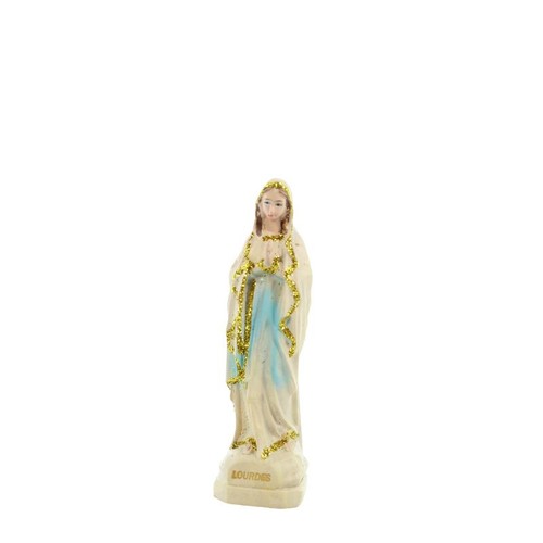 Statue vierge en - de, résine