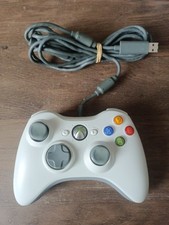 Manette Filaire Officielle Xbox 360 - Blanche - USB - Compatible PC (1)