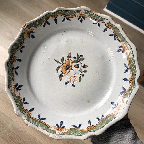 Belle assiette faience - assiette,