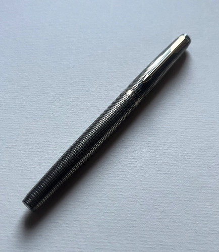 Parker stylo plume argent cap