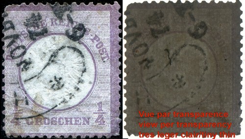 Germany allemagne violet - ¼gr,