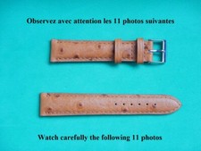 18 mm BRACELET FACON AUTRUCHE