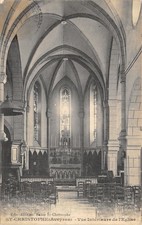 12-SAINT CHRISTOPHE-INTERIEUR DE L EGLISE-N T6018-B/0167