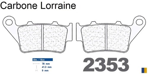 Plaquettes carbone lorraine - carbone, de