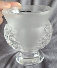 VASE en cristal transparent &
